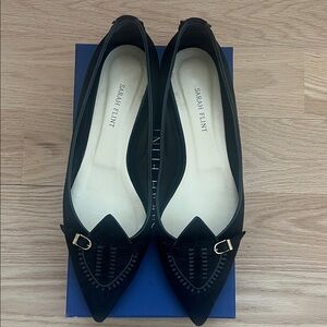 Sarah Flint Sylvia Black Pointed Flats